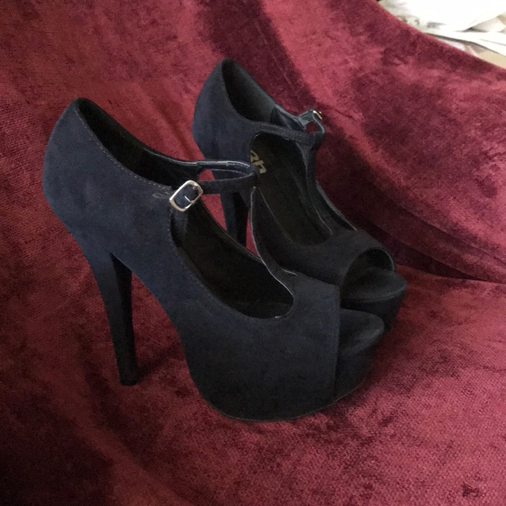 Black high heels